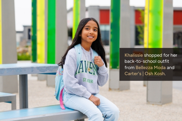 Khalissie shops back-to-school at Grasslands