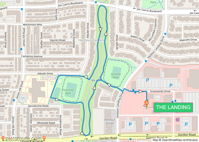 Canine Cruise Walking Map