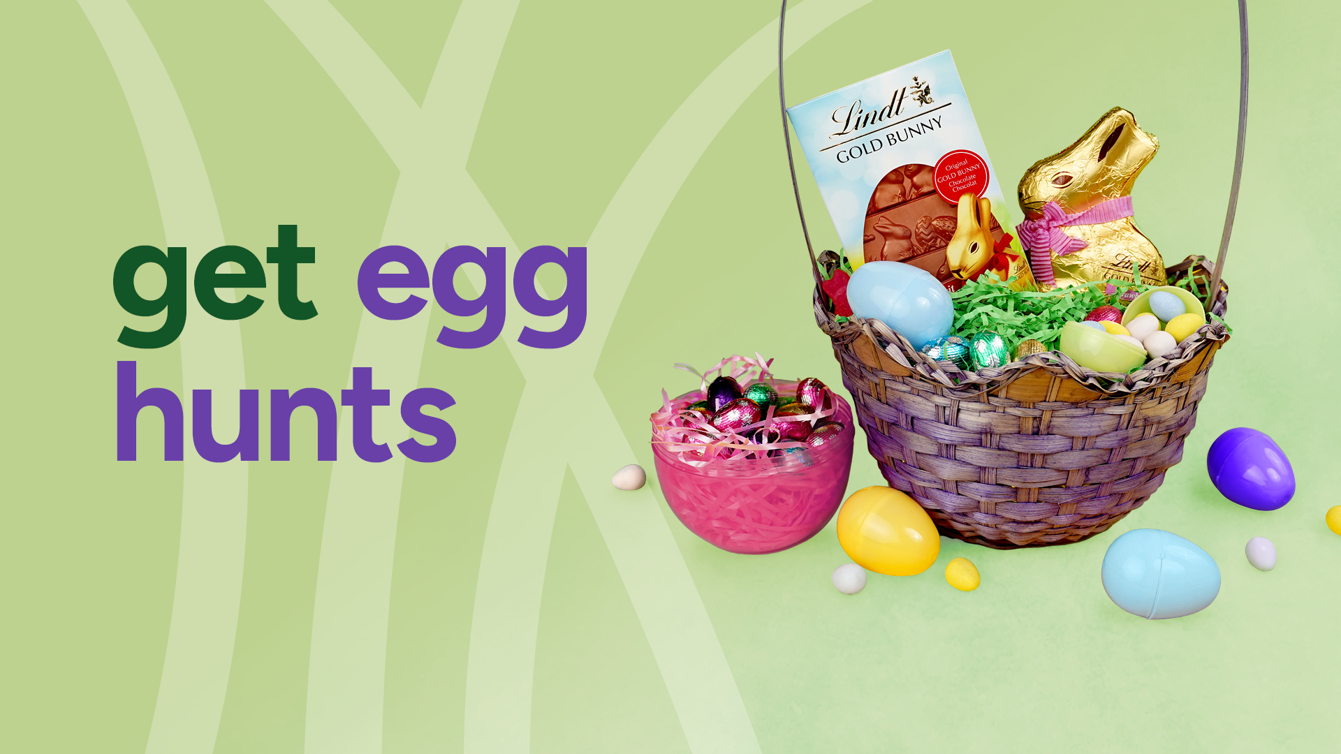 Get egg hunts at Grasslands.