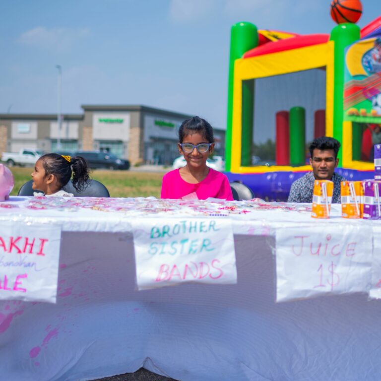 Young entrepreneurs at our first Kids Market!